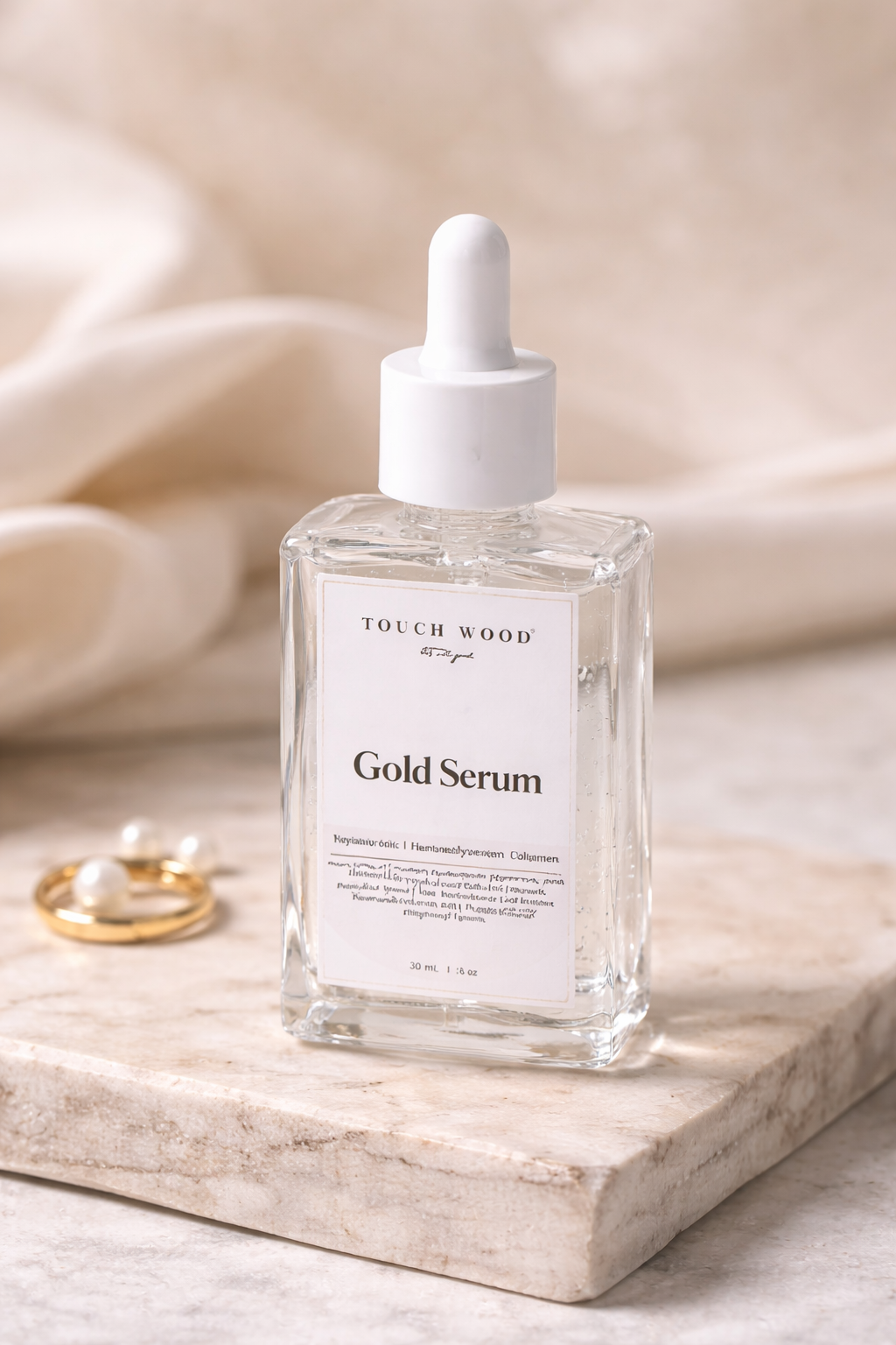 Touch Wood Gold Serum – Hydrating & Anti-Aging Facial Serum